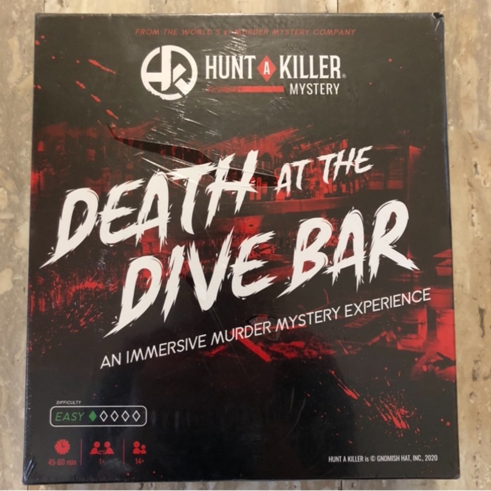 Death at the Dive Bar - Hunt a Killer Mystery - New - READ
